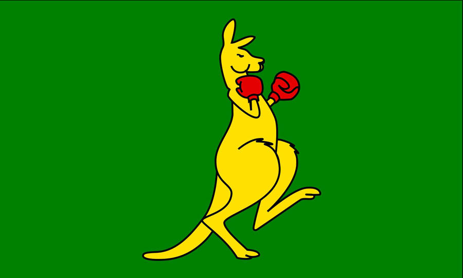 boxing kangaroo clipart - photo #5